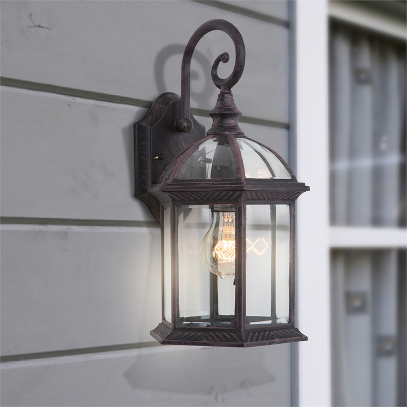 Yosemite Anita 1 Light Exterior Aluminum Wall Mount Light in Venetian Bronze