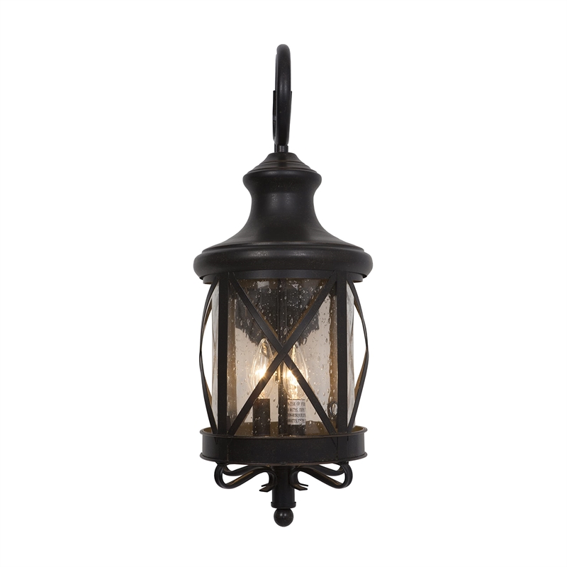 Yosemite Home Decor Lorenza 3 Lights Medium Exterior Lights in Oil Rubbed Bronze