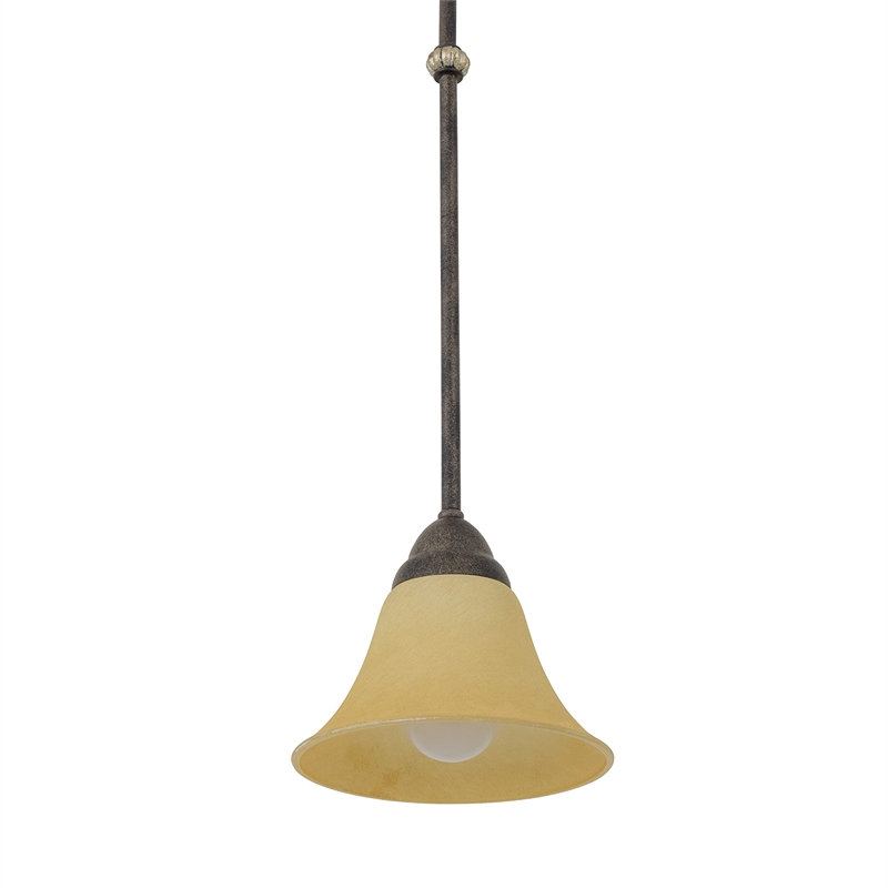 Yosemite Home Decor Mariposa 1 Light Mini Pendant in Lights Tuscan Sand