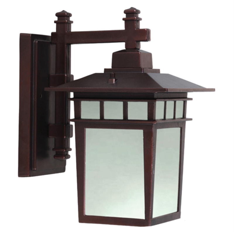 Yosemite Home Decor Dante 1 Light Exterior Lights Wall Mount Oil Rubbed Bronze