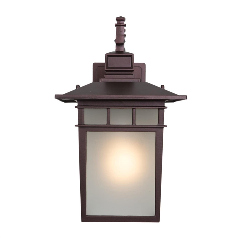 Yosemite Home Decor Dante 1 Light Exterior Lights Wall Mount Oil Rubbed Bronze