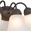 Yosemite Home Decor 3 Lights Vanity Lighting in Dark Brown Frame