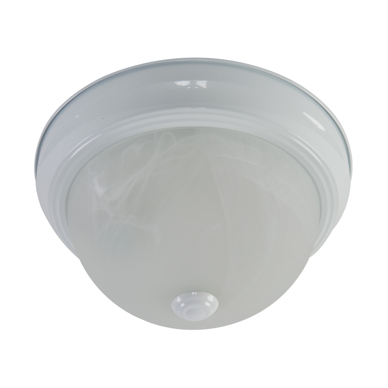 Yosemite Home Decor 2 Lights Flush Mount in White