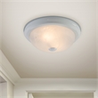 Yosemite Home Decor 2 Lights Flush Mount in White