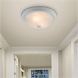 Yosemite Home Decor 2 Lights Flush Mount in White