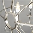 Yosemite Home Decor Shooting Star 5 Lights Mini Chandelier in Nickel Plated