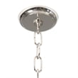 Yosemite Home Decor Shooting Star 5 Lights Mini Chandelier in Nickel Plated