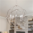 Yosemite Home Decor Shooting Star 5 Lights Mini Chandelier in Nickel Plated