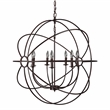 Yosemite Home Decor Shooting Star 7 Lights Mini Chandelier in Rustic