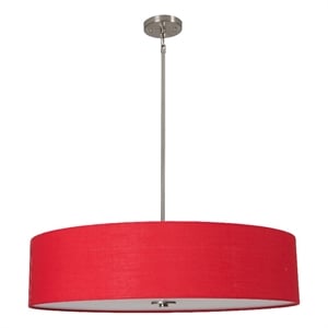 Yosemite Home Decor Lyell Forks 5 Light Pendant in Satin Steel