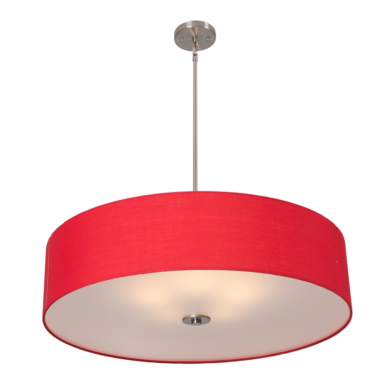 Yosemite Home Decor Lyell Forks 5 Light Pendant in Satin Steel