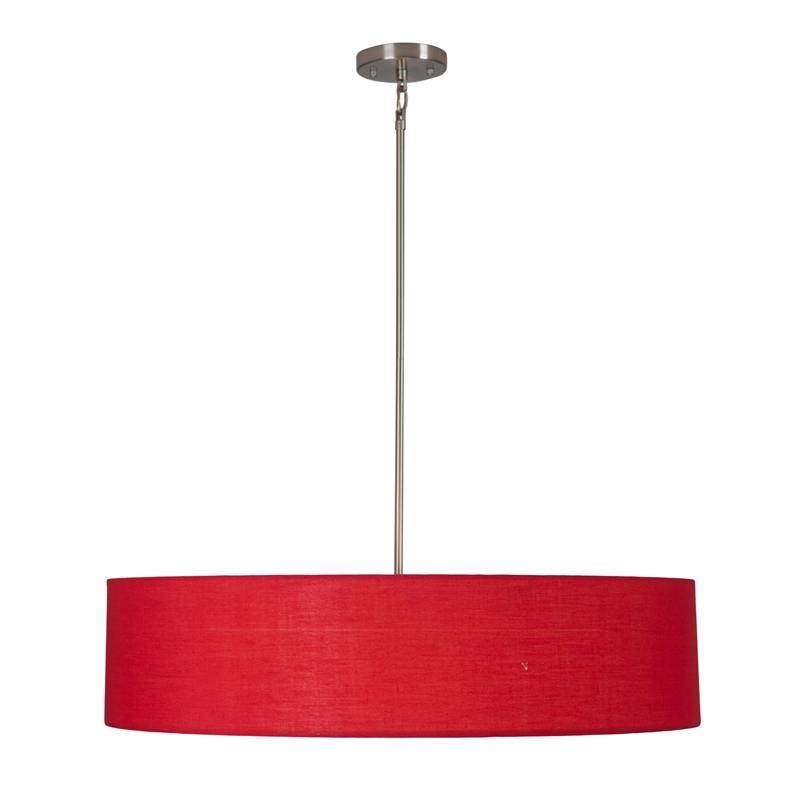 Yosemite Home Decor Lyell Forks 5 Light Pendant in Satin Steel