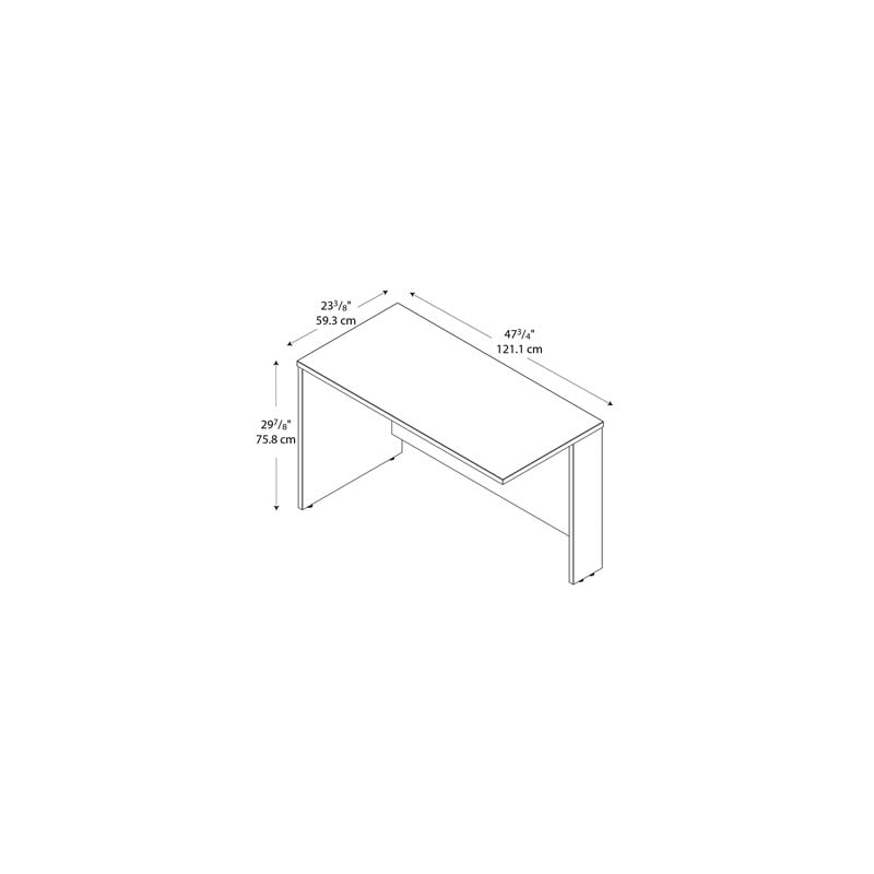 Series C 48W Return Bridge in Mahogany - Engineered Wood
