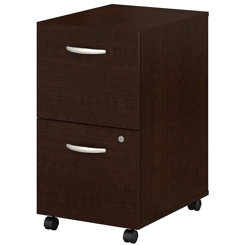 Series C 2 Drawer Mobile File Cabinet in Mocha Cherry - Engineered Wood