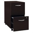 Series C 2 Drawer Mobile File Cabinet in Mocha Cherry - Engineered Wood
