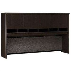 Series C 72W 4 Door Hutch in Mocha Cherry - Engineered Wood