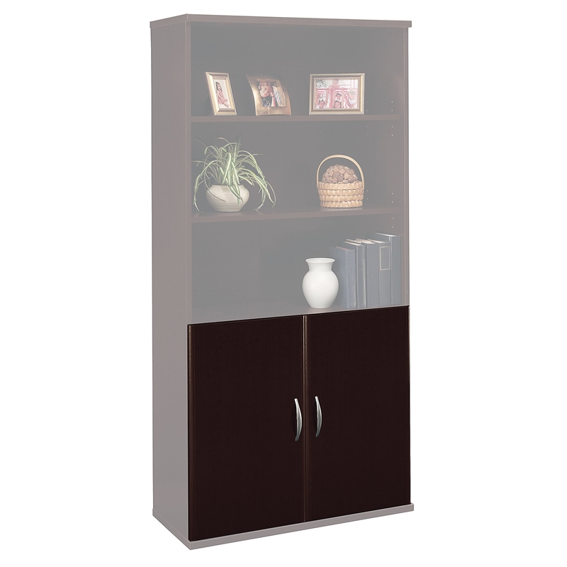 Series C Half-Height 2 Door Kit in Mocha Cherry - Engineered Wood
