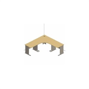 Bush Business Furniture Series A 96&quot 3-Piece L-Shape Corner Desk