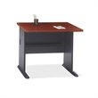 Bush Business Furniture A-Series Left Corner Office Suite in Hansen Cherry