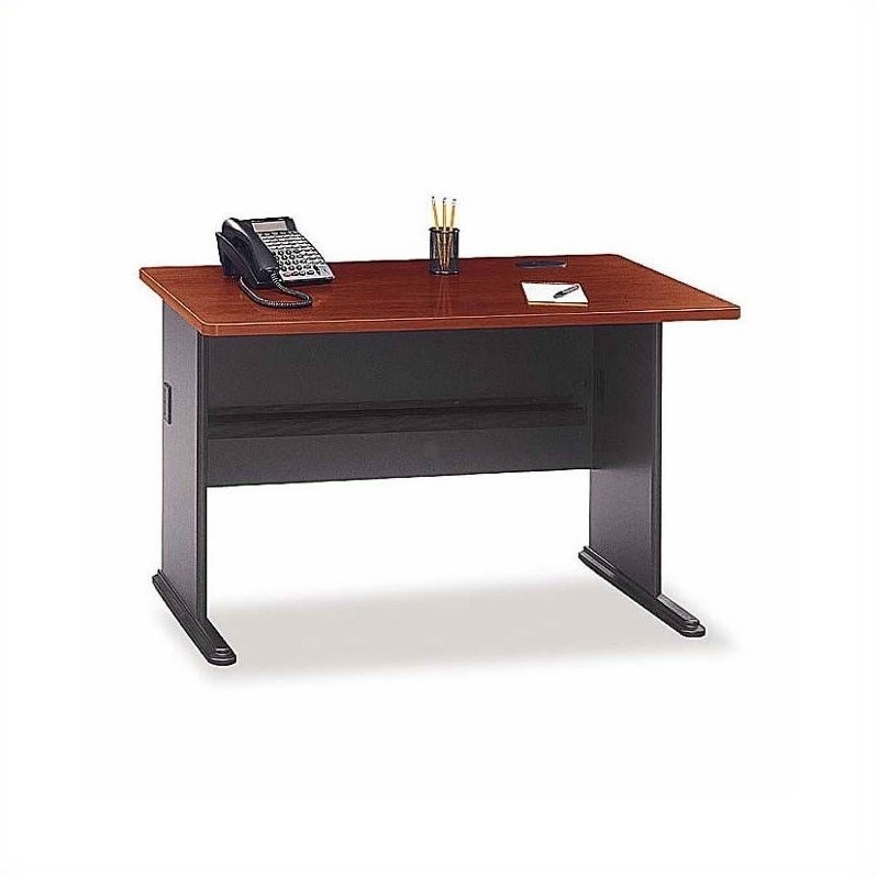 Bush Business Furniture A-Series Cubicle Office Set in Hansen Cherry