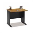 Bush Business Furniture Series A 6-Piece 2-Person Workstation in Natural Cherry