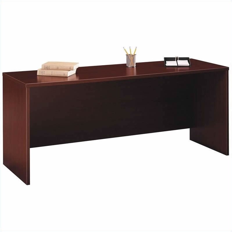 Bush Business Furniture Series C U-Shape Wood Office Suite in Mahogany