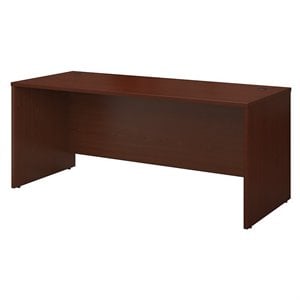Series C 72W x 30D Office Desk in Mahogany - Engineered Wood