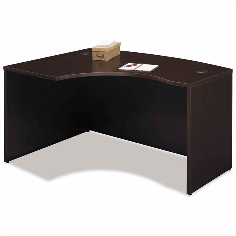 Bush Business Furniture Series C 4-Piece Left-Hand U-Shape Bow-Front Desk