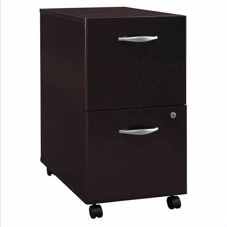 Bush Business Furniture Series C Mocha Cherry U-Shaped Desk