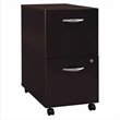 Bush Business Furniture Series C Mocha Cherry U-Shaped Desk