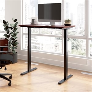 Move 60 Series 48W Adjustable Standing Desk in Hansen Cherry - Engineered Wood