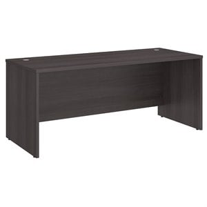 Studio C 72W x 30D Office Desk in Storm Gray - Engineered Wood