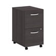 Studio C 2 Drawer Mobile File Cabinet in Storm Gray - Engineered Wood