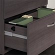 Studio C Assembled 2 Drawer Lateral File Cabinet in Storm Gray - Engineered Wood