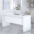 Echo 60W Credenza Desk in Pure White - Engineered Wood