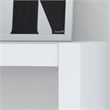 Echo 56W Bookcase Desk in Pure White - Engineered Wood