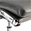 Modelo High Back Leather Executive Office Chair in Washed Gray Leather