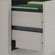 Echo 3 Drawer Mobile File Cabinet in Gray Sand - Engineered Wood