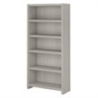 Echo 5 Shelf Bookcase in Gray Sand - Engineered Wood
