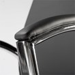 BBF Studio C High Back Contemporary Faux Leather Executive Office Chair in Gray