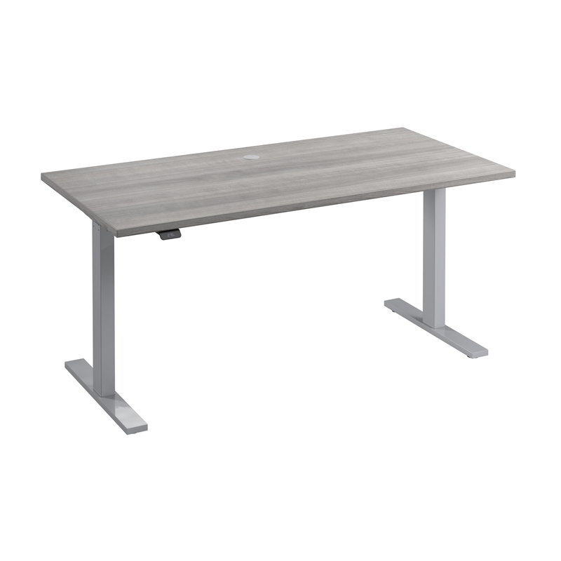Move 60 Series 60W Adjustable Standing Desk in Platinum Gray - Engineered Wood