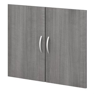 Studio C Bookcase Door Kit in Platinum Gray - Engineered Wood