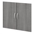 Studio C Bookcase Door Kit in Platinum Gray - Engineered Wood