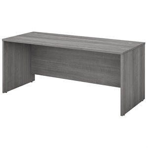 Studio C Office Desk in Platinum Gray - Engineered Wood