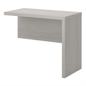 Echo 36W Desk Return in Gray Sand - Engineered Wood