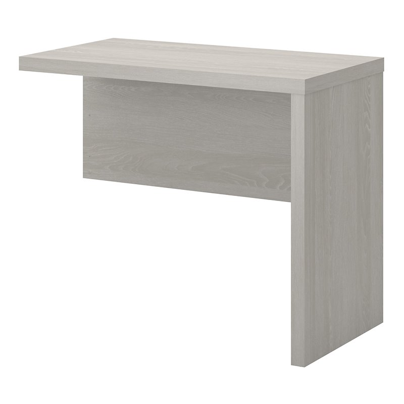 Echo 36W Desk Return in Gray Sand - Engineered Wood