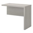 Echo 36W Desk Return in Gray Sand - Engineered Wood