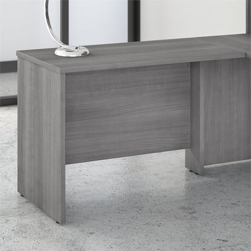 Studio C 42W Desk Return in Platinum Gray - Engineered Wood