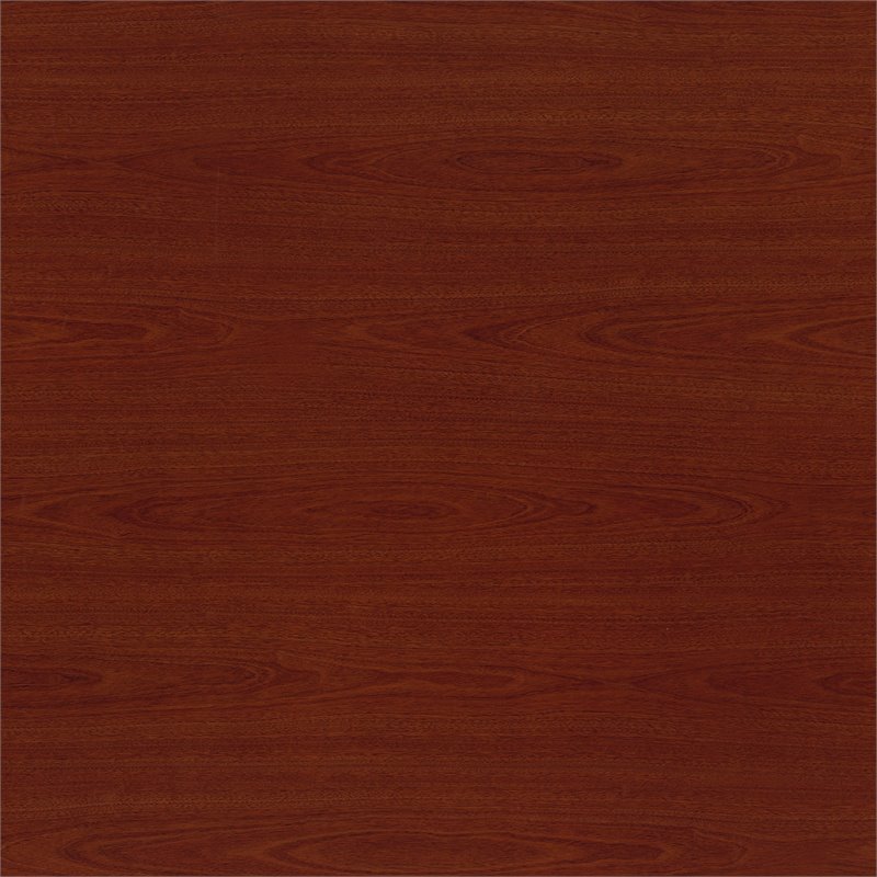 BBF Series C Engineered Wood L-Desk with Drawers in Mahogany