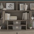 Office 500 72W Desk Hutch in Modern Hickory - Engineered Wood